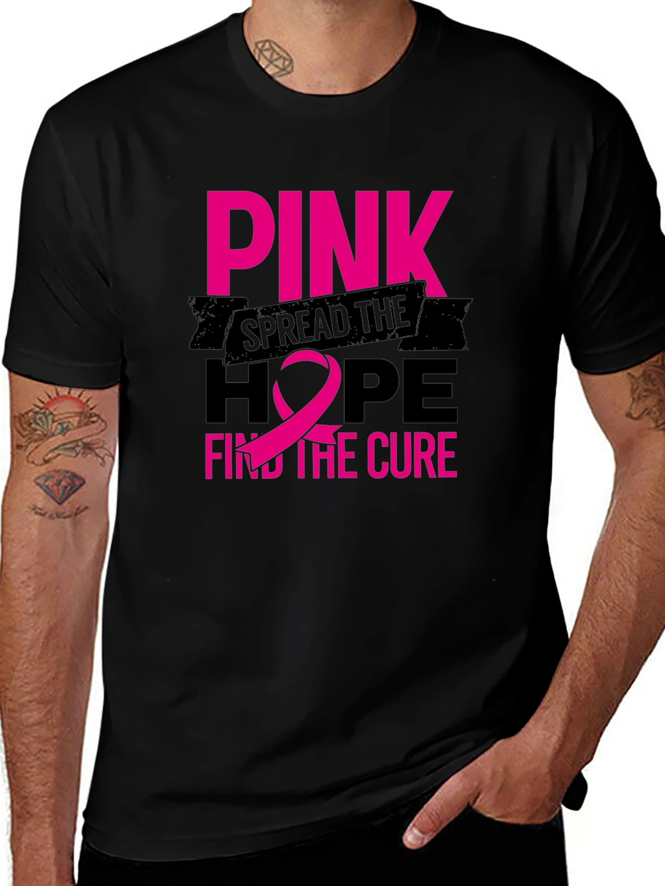 Variant 9 of Pink Hope Cure Graphic Tee