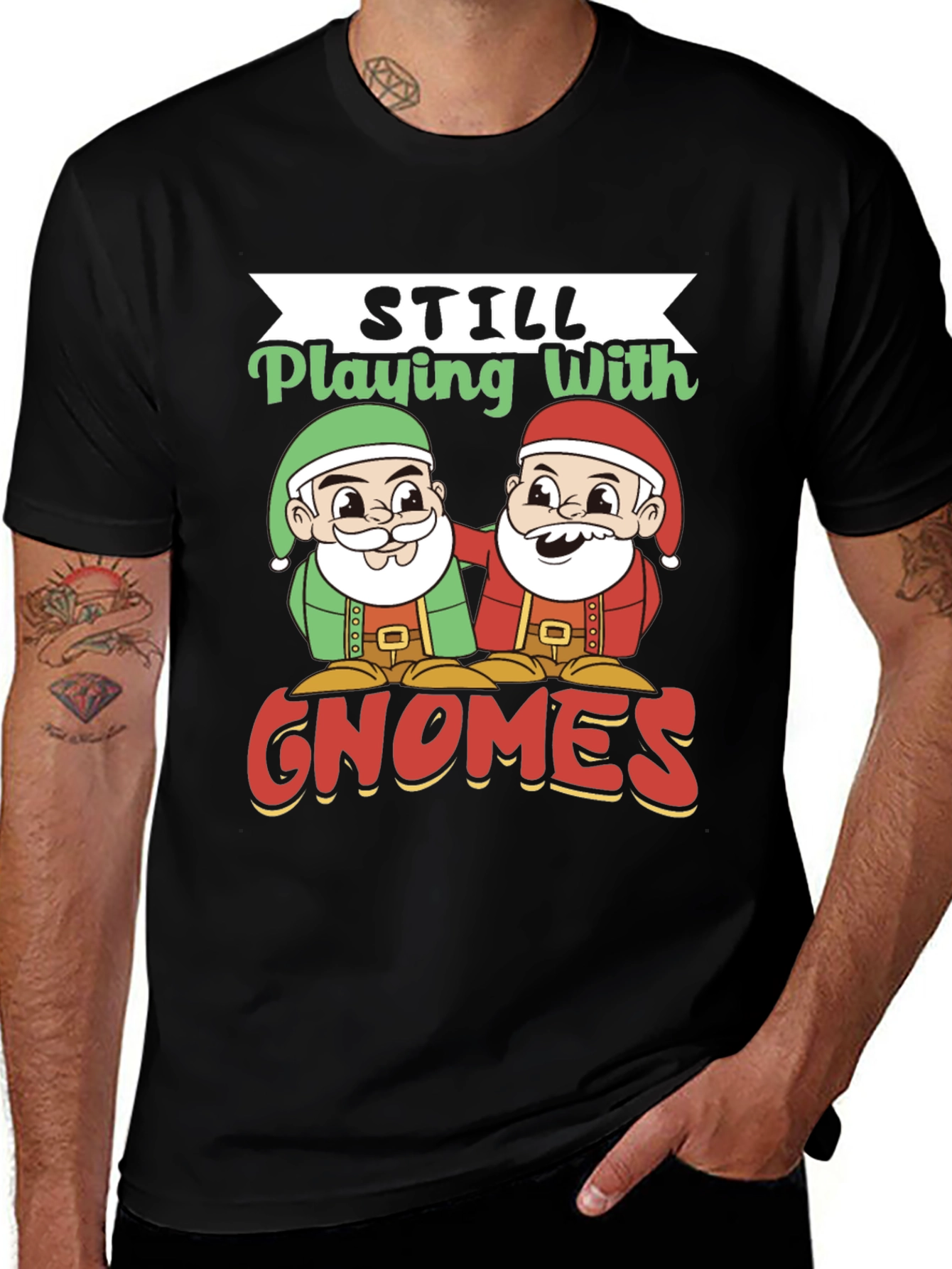 Still Playing With Gnomes Graphic Tee
