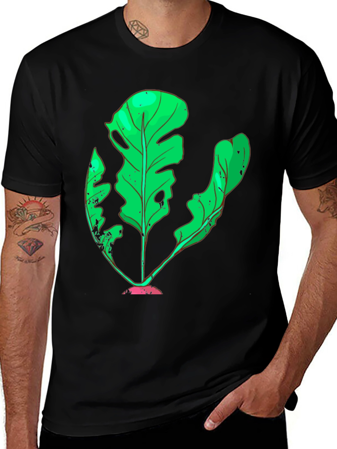 Variant 22 of Radish Leaf Graphic Tee