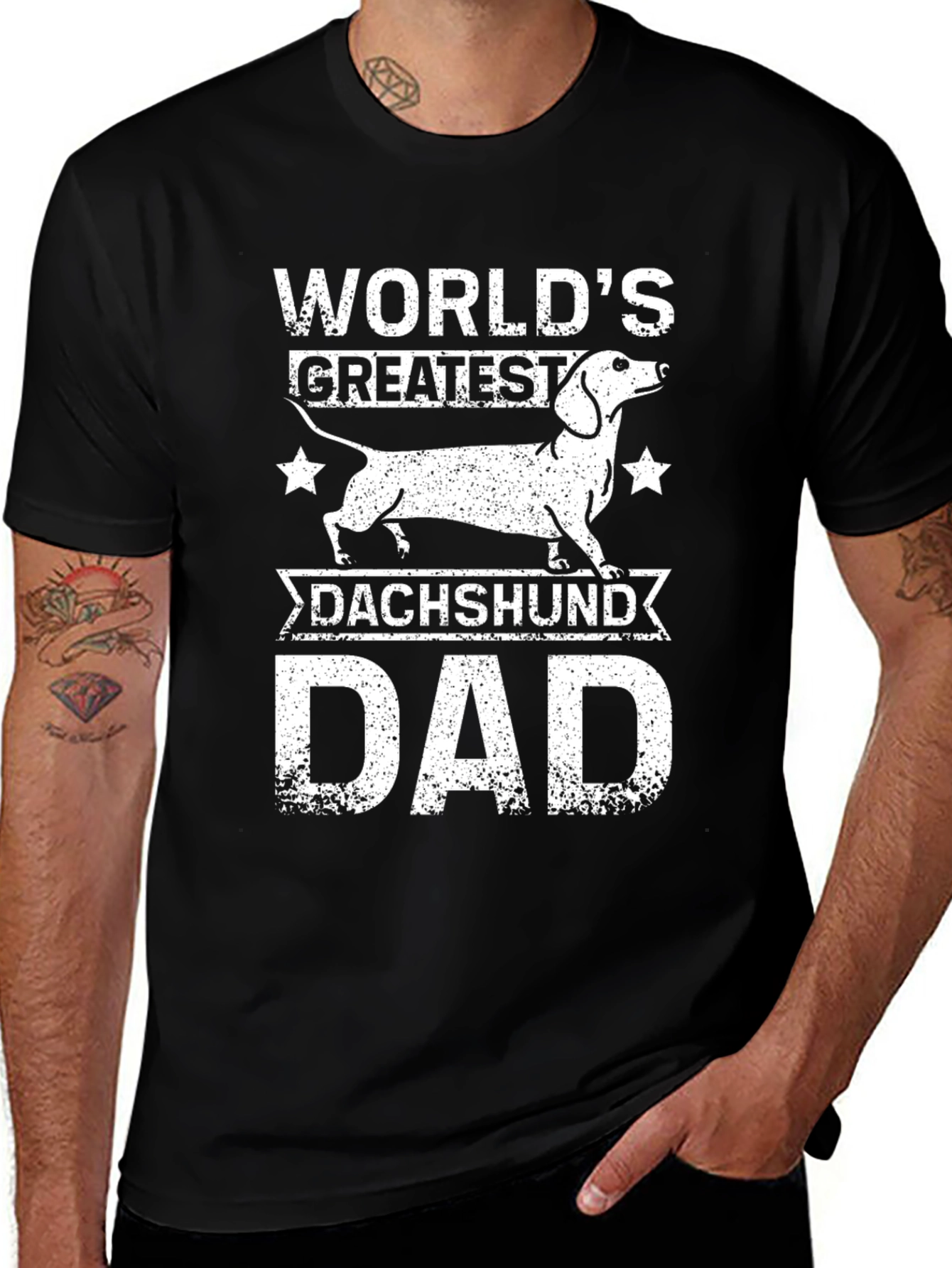 Variant 19 of World's Greatest Dachshund Dad T-Shirt