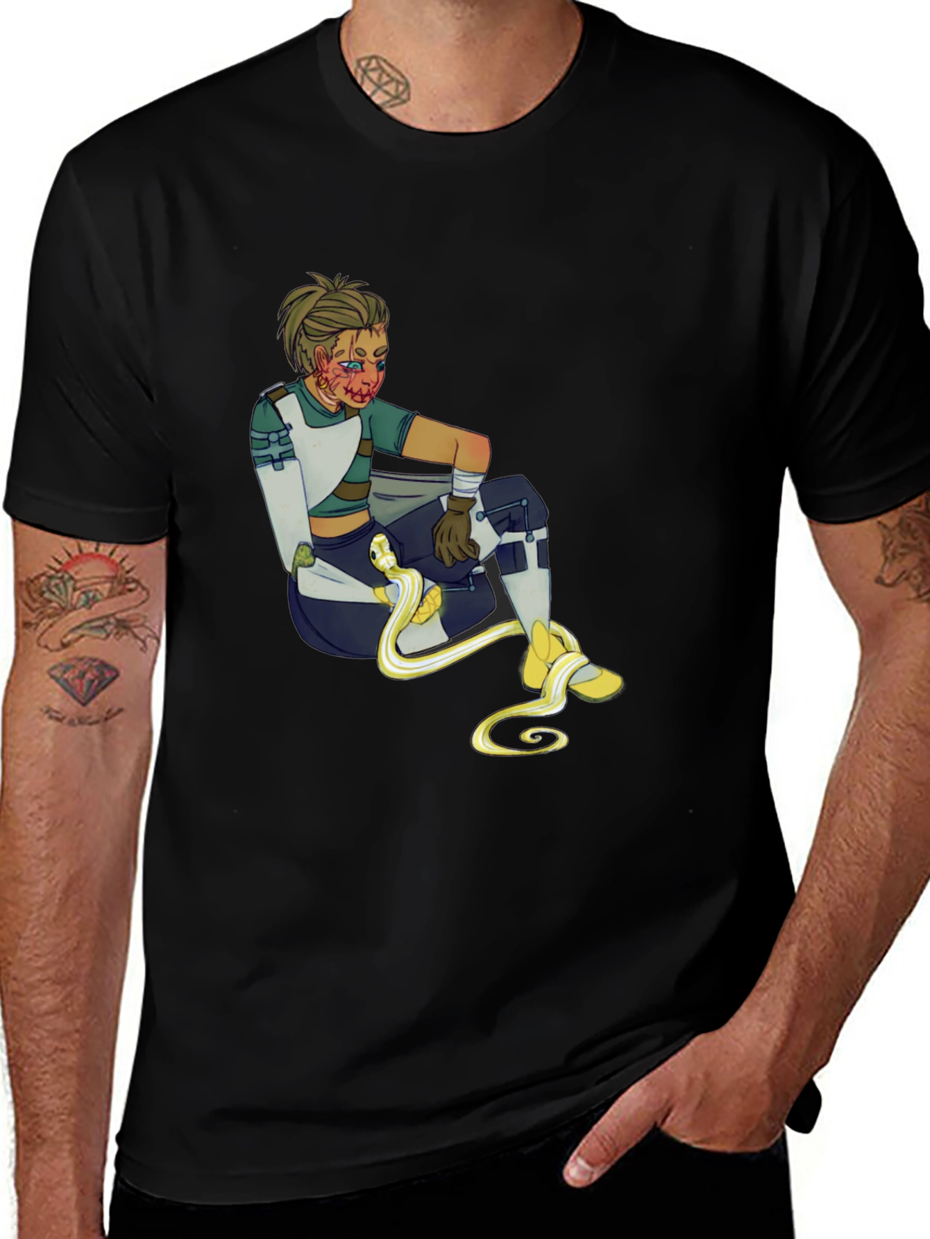 Variant 26 of Graphic T-Shirt - Apex Legends Lifeline Snake Design