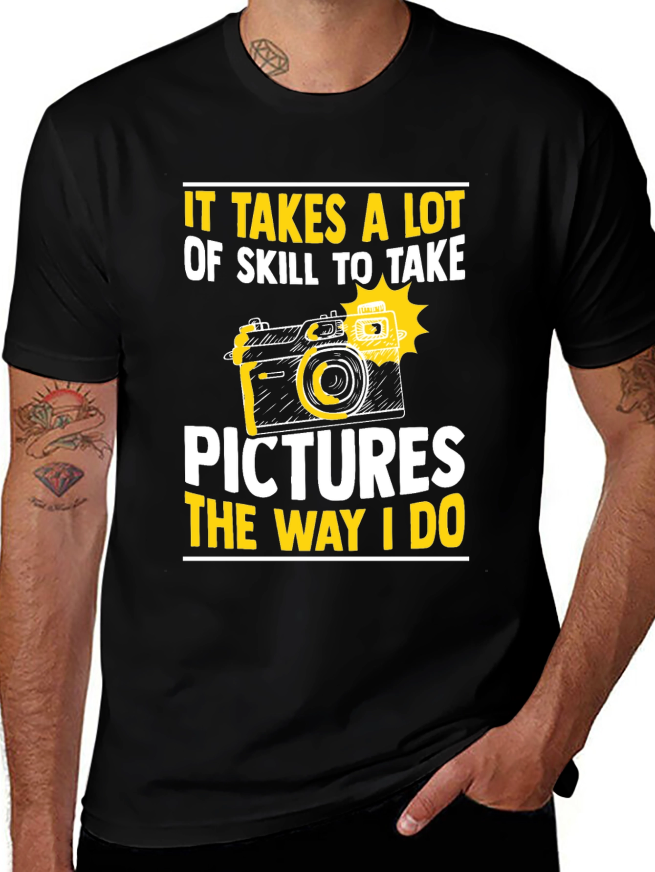 Variant 6 of Skillful Photography T-Shirt: Take Pictures Like I Do
