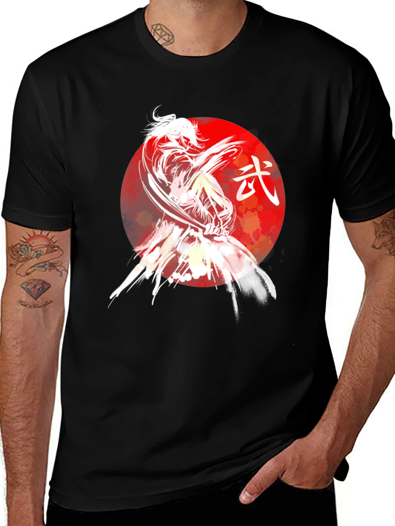 Variant 24 of Samurai Warrior T-Shirt - Martial Arts Graphic Tee