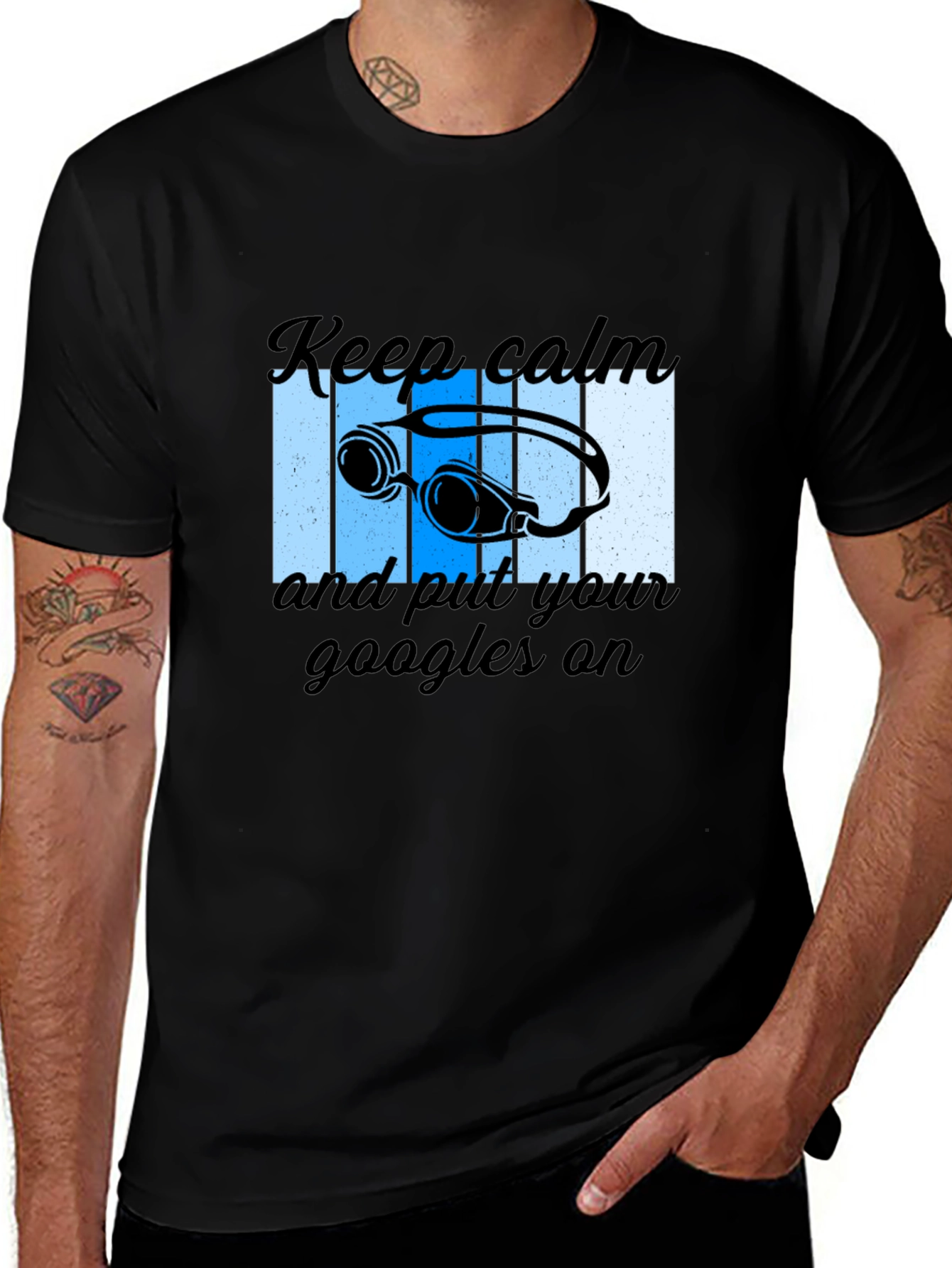 Variant 21 of Keep Calm Goggles On T-Shirt