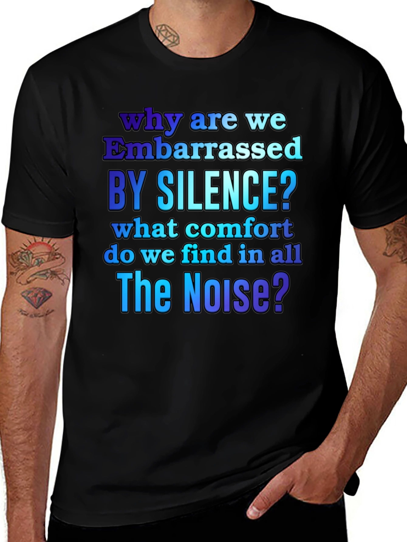 Variant 26 of Embarrassed by Silence Graphic T-Shirt