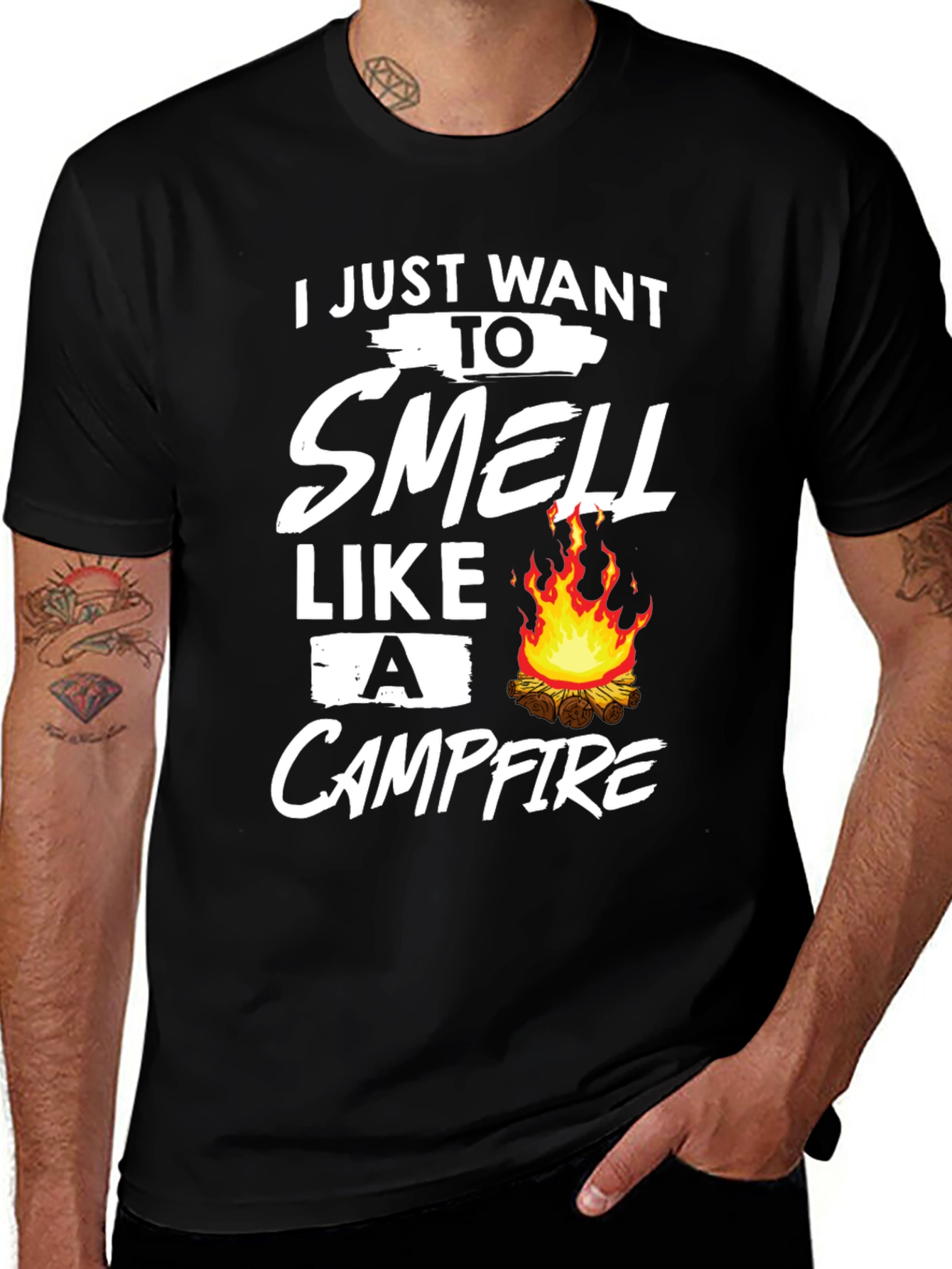 Variant 6 of Campfire Smell T-Shirt: Cozy Outdoor Adventure