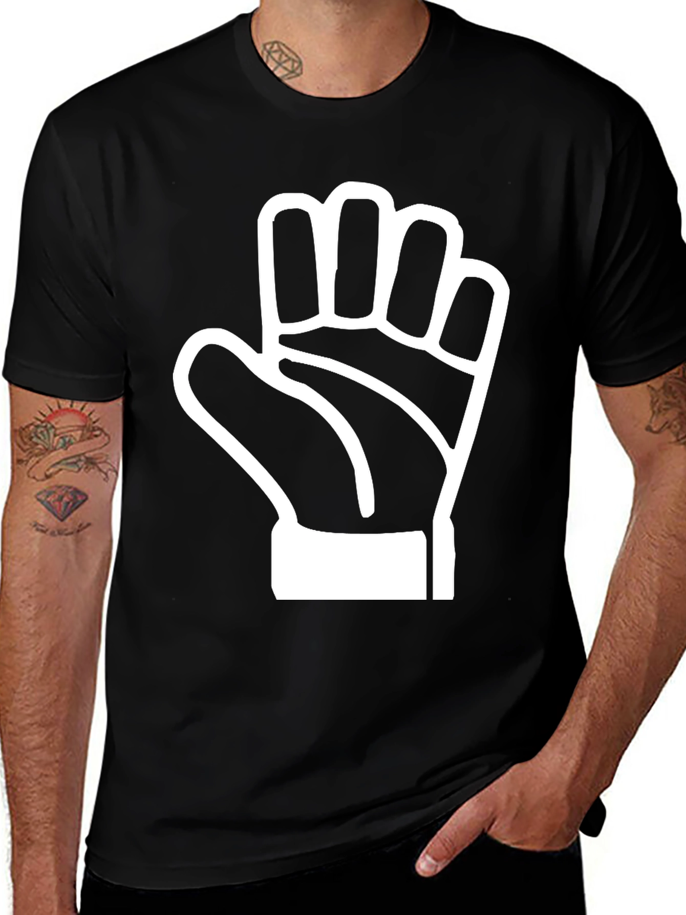 Variant 15 of Novelty High Five Graphic T-Shirt