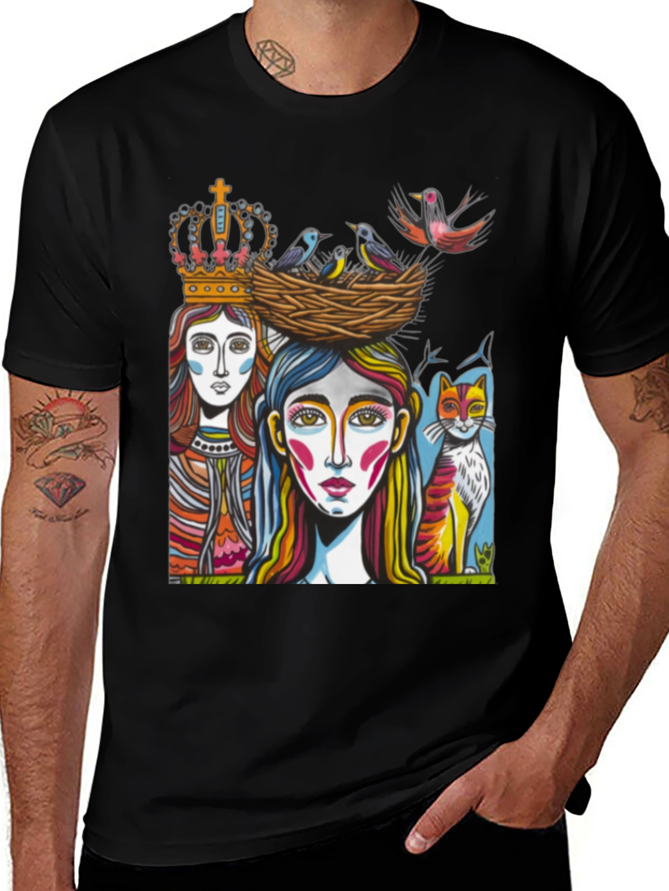 Variant 28 of Artistic Graphic Tee - Unique Design