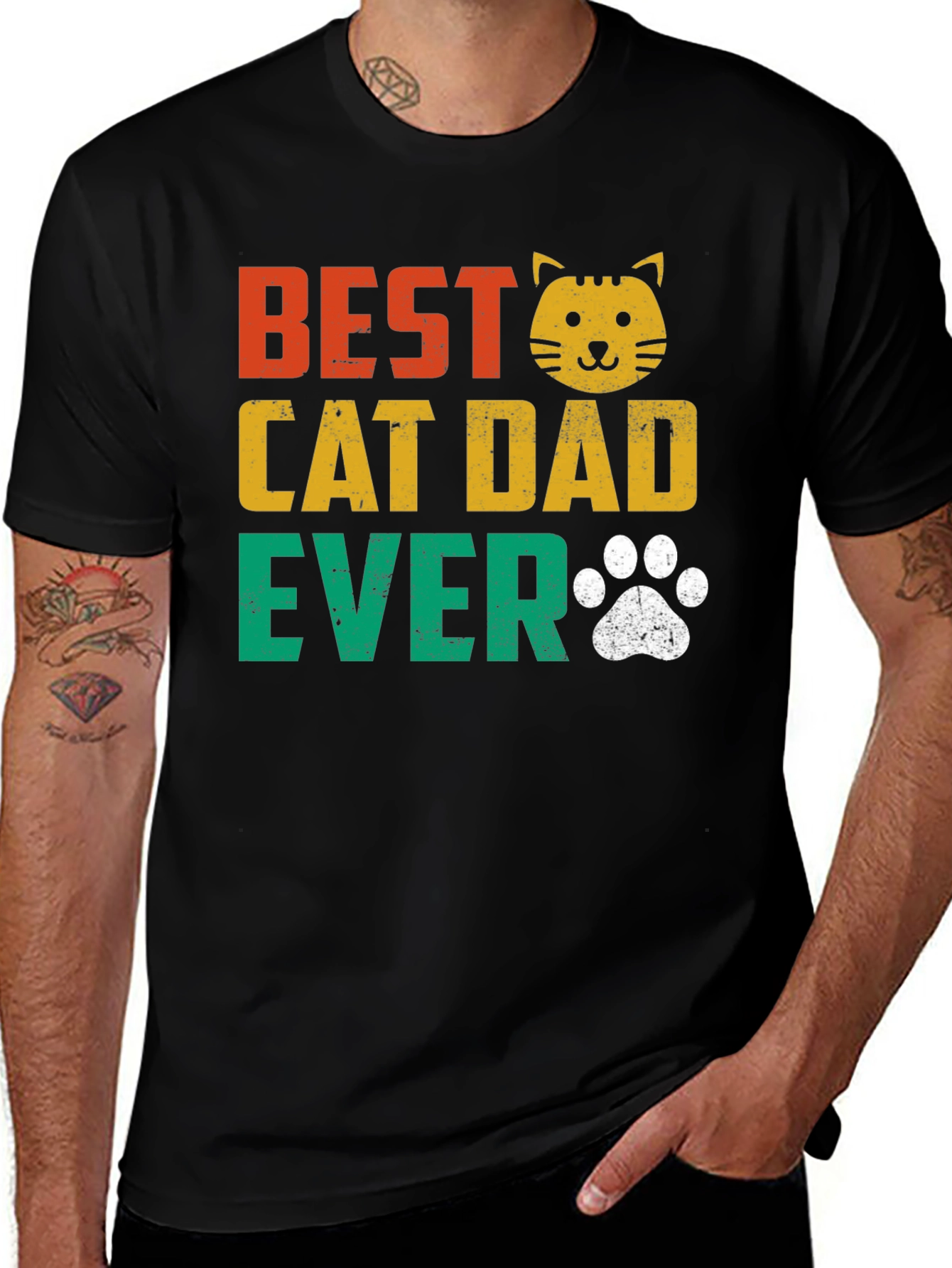 Variant 22 of Best Cat Dad Ever T-Shirt
