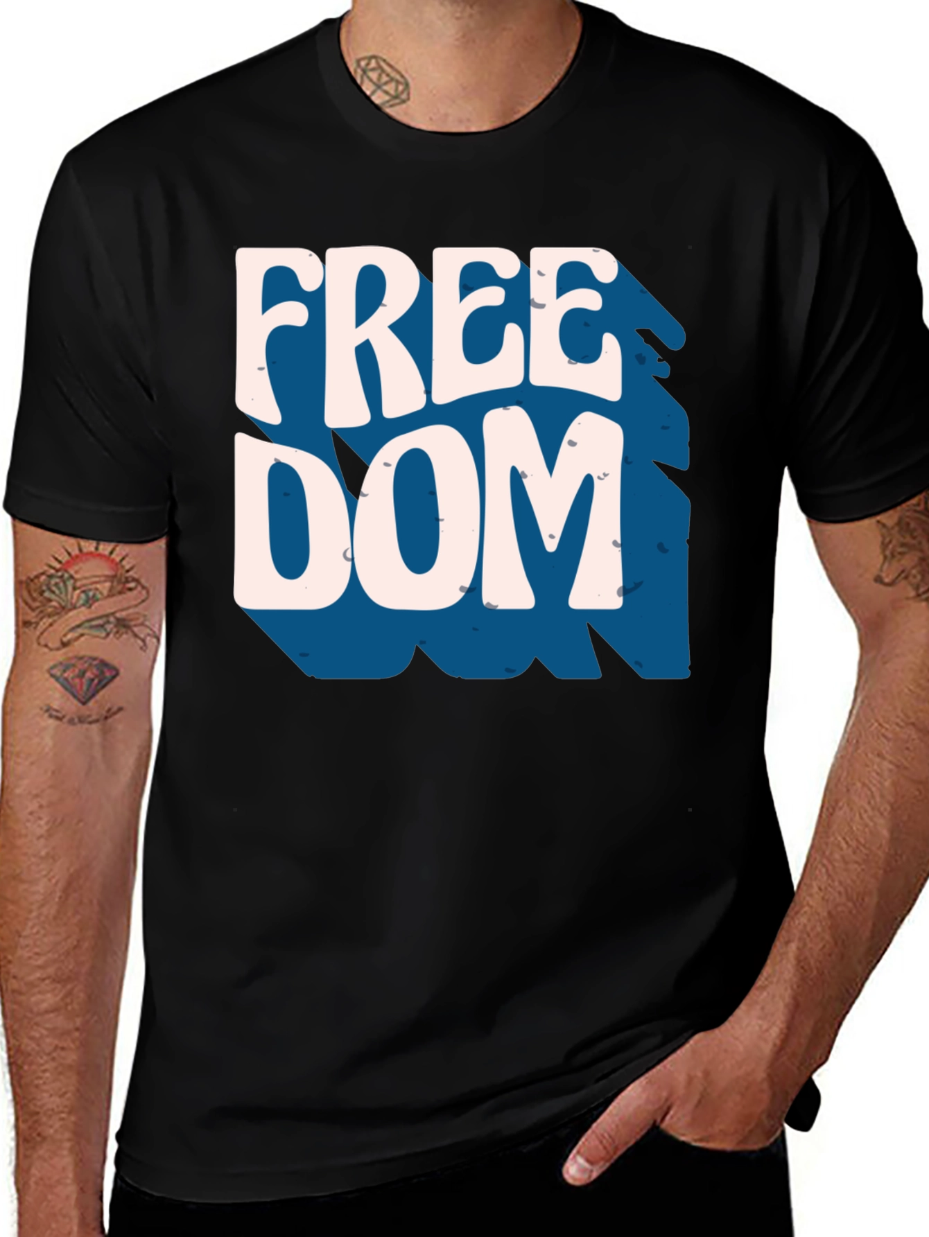 Variant 14 of Freedom Graphic Print T-Shirt