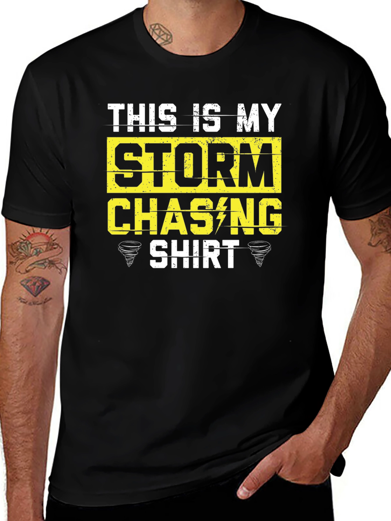 Variant 12 of Storm Chasing T-Shirt - Weather Enthusiast Tee