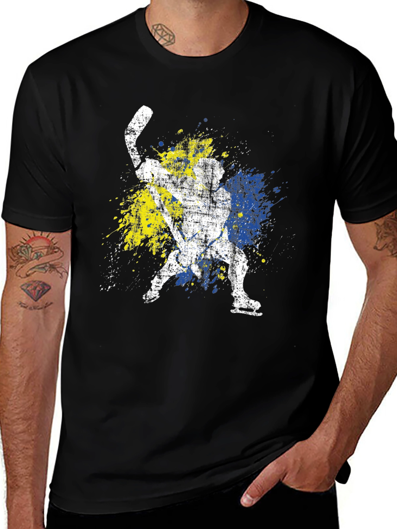 Variant 29 of Hockey Player T-Shirt - Graphic Tee