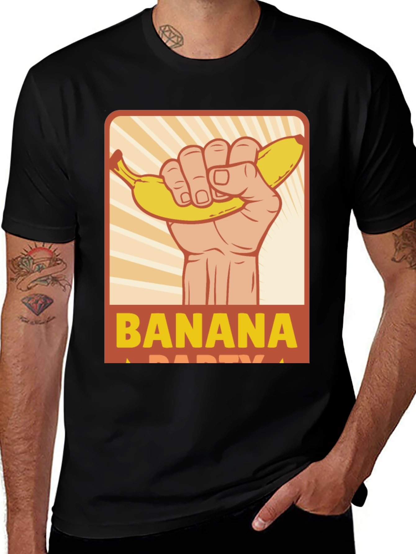 Variant 15 of Banana Party T-Shirt - Novelty Graphic Tee