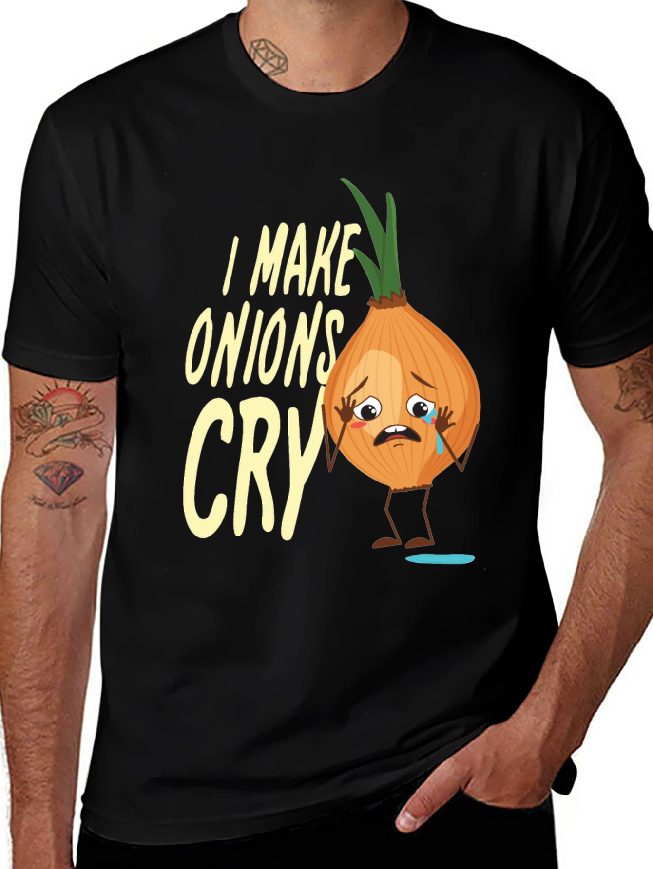 Variant 13 of I Make Onions Cry T-Shirt - Funny Foodie Tee