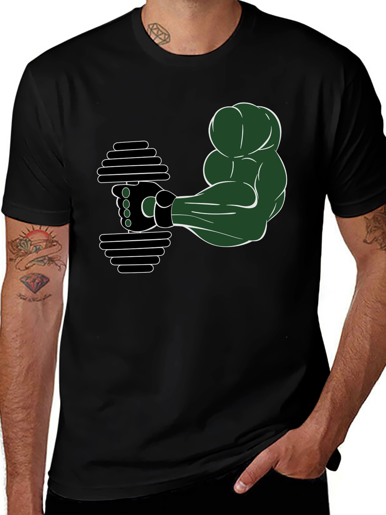 Variant 14 of Hulk Gains T-Shirt - Funny Gym Workout Tee