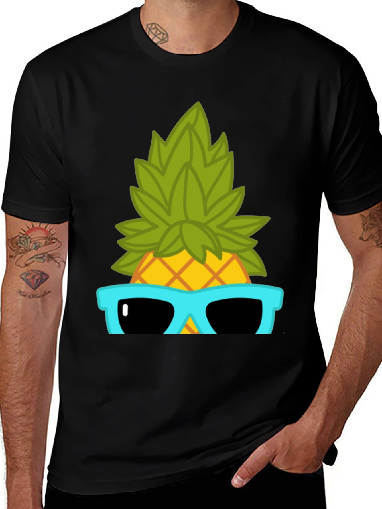 Cool Pineapple Graphic T-Shirt - Summer Vibes