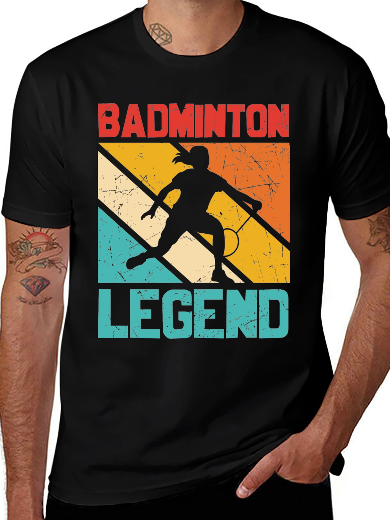 Variant 15 of Badminton Legend Graphic Tee