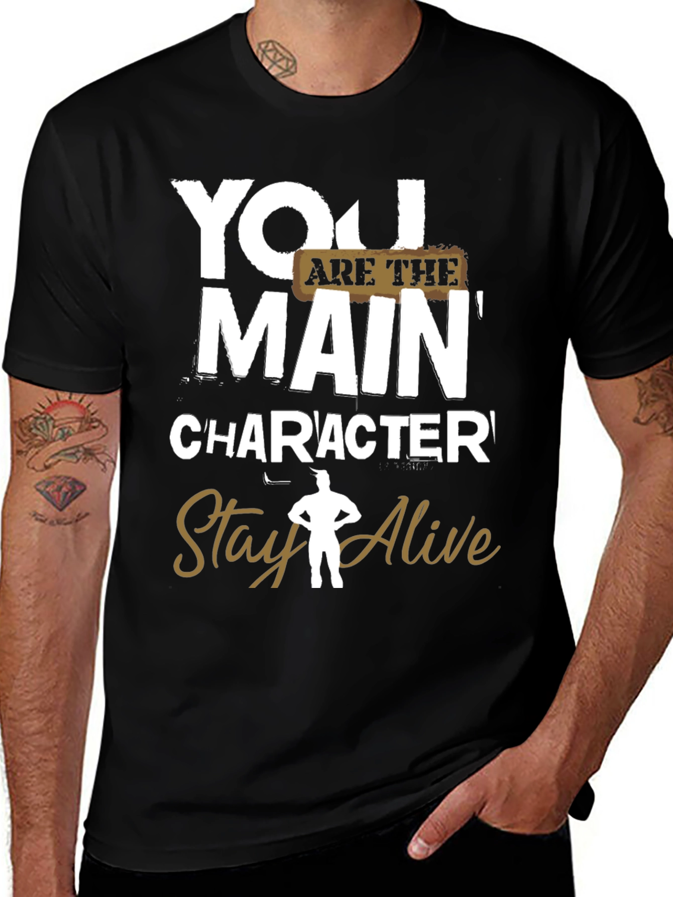 Variant 25 of You Are the Main Character Tee