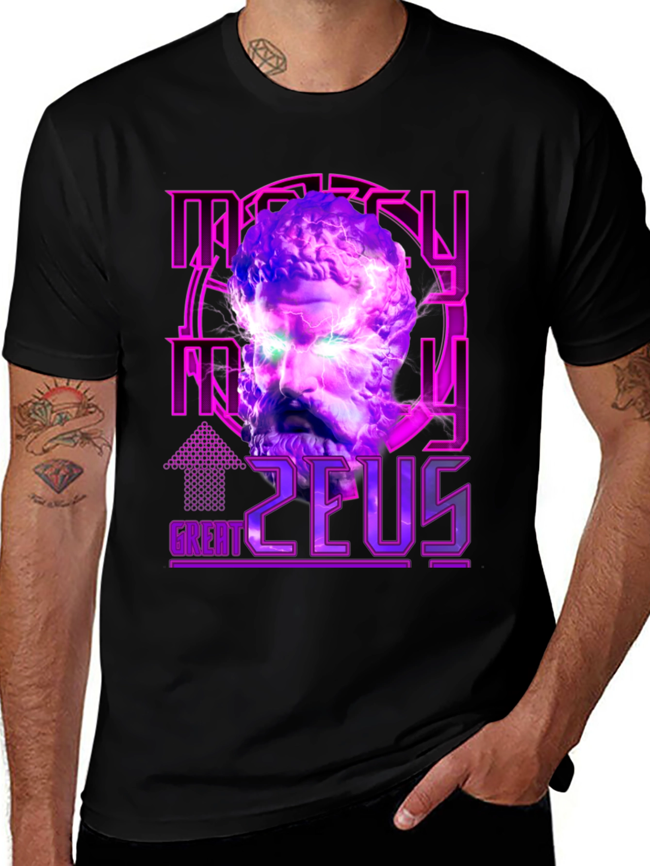 Great Zeus T-Shirt - Divine Power Graphic Tee