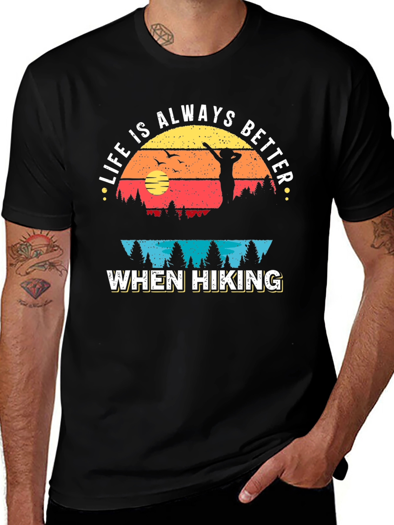 Variant 10 of Life is Always Better When Hiking Graphic Tee