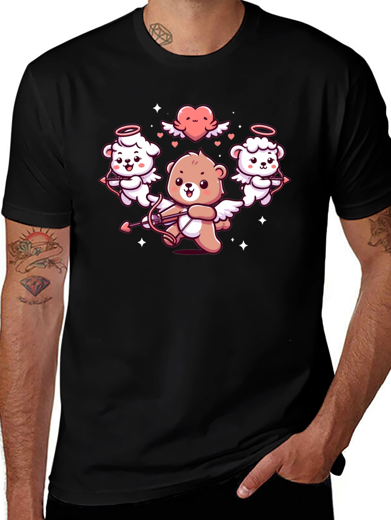 Variant 22 of Cupid Bear Graphic Tee