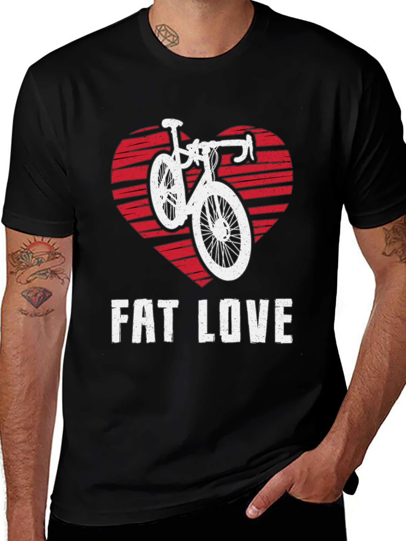 Variant 12 of Fat Bike Love T-Shirt