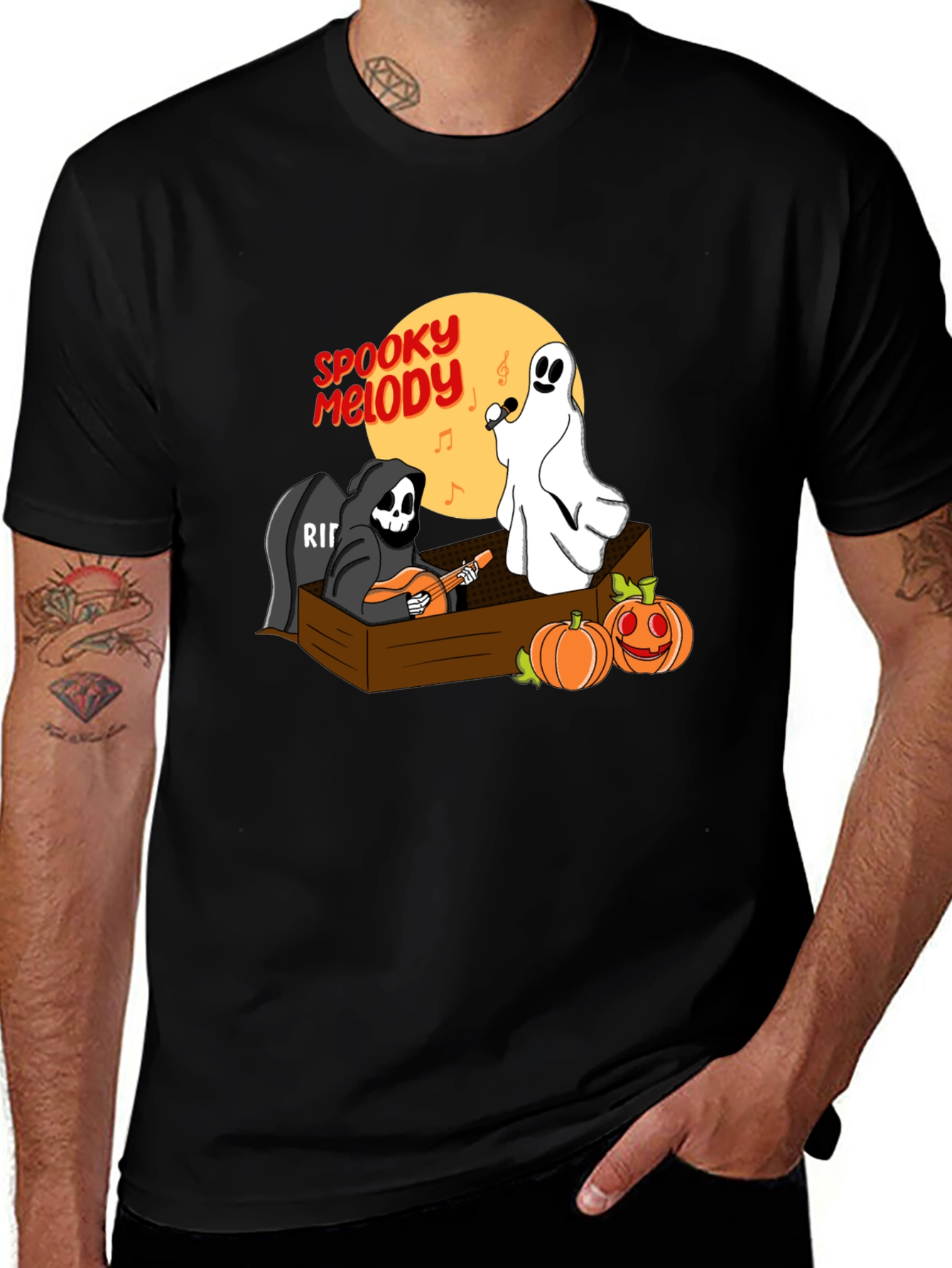Spooky Melody Halloween T-Shirt