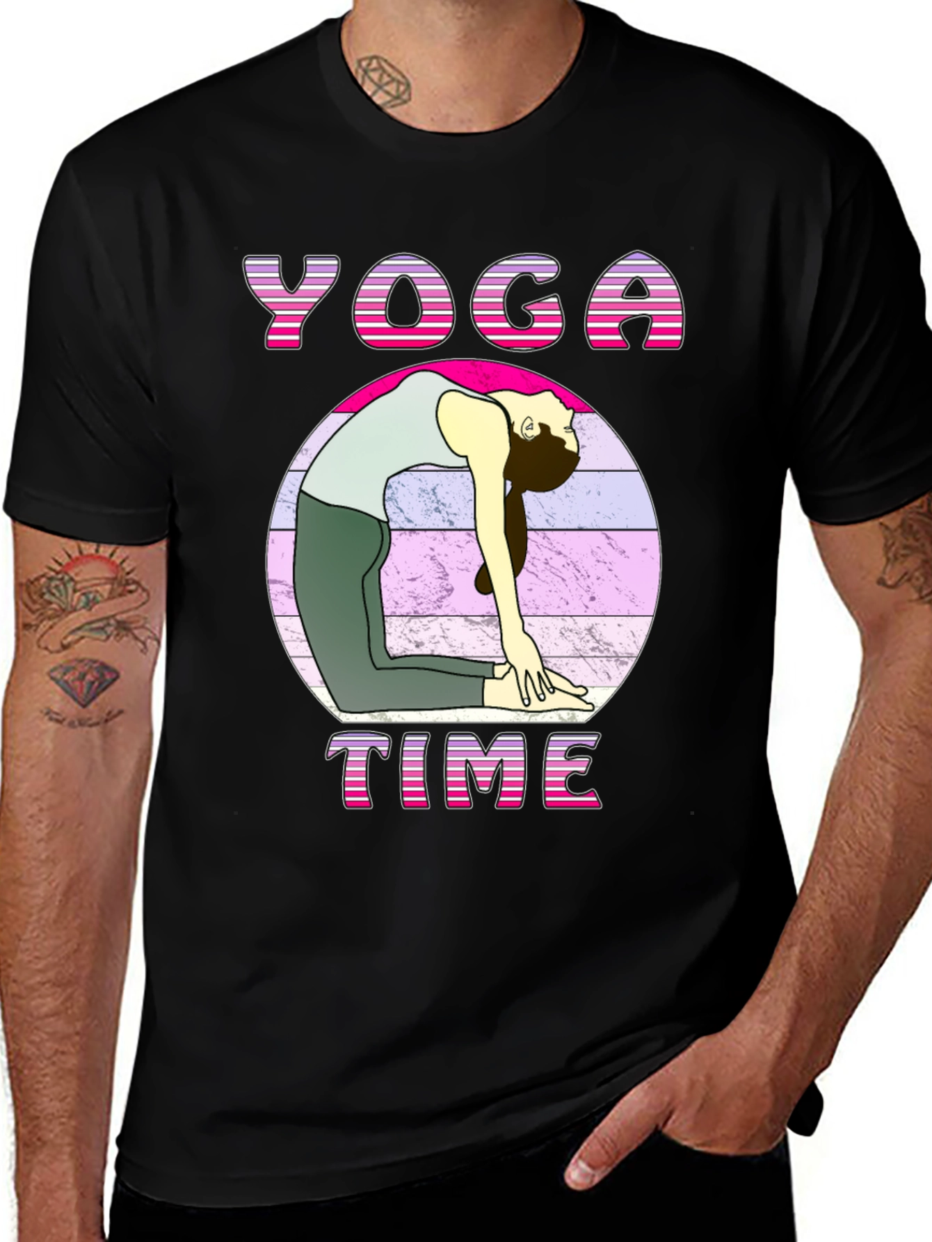 Variant 10 of Yoga Time Graphic Tee - Unisex