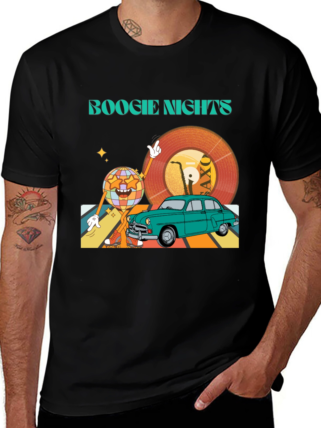 Variant 4 of Boogie Nights Retro Graphic Tee