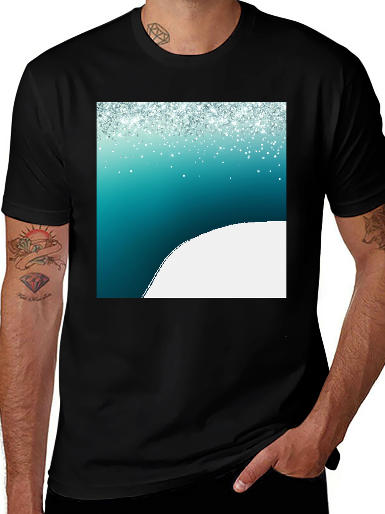 Snowy Gradient Tee