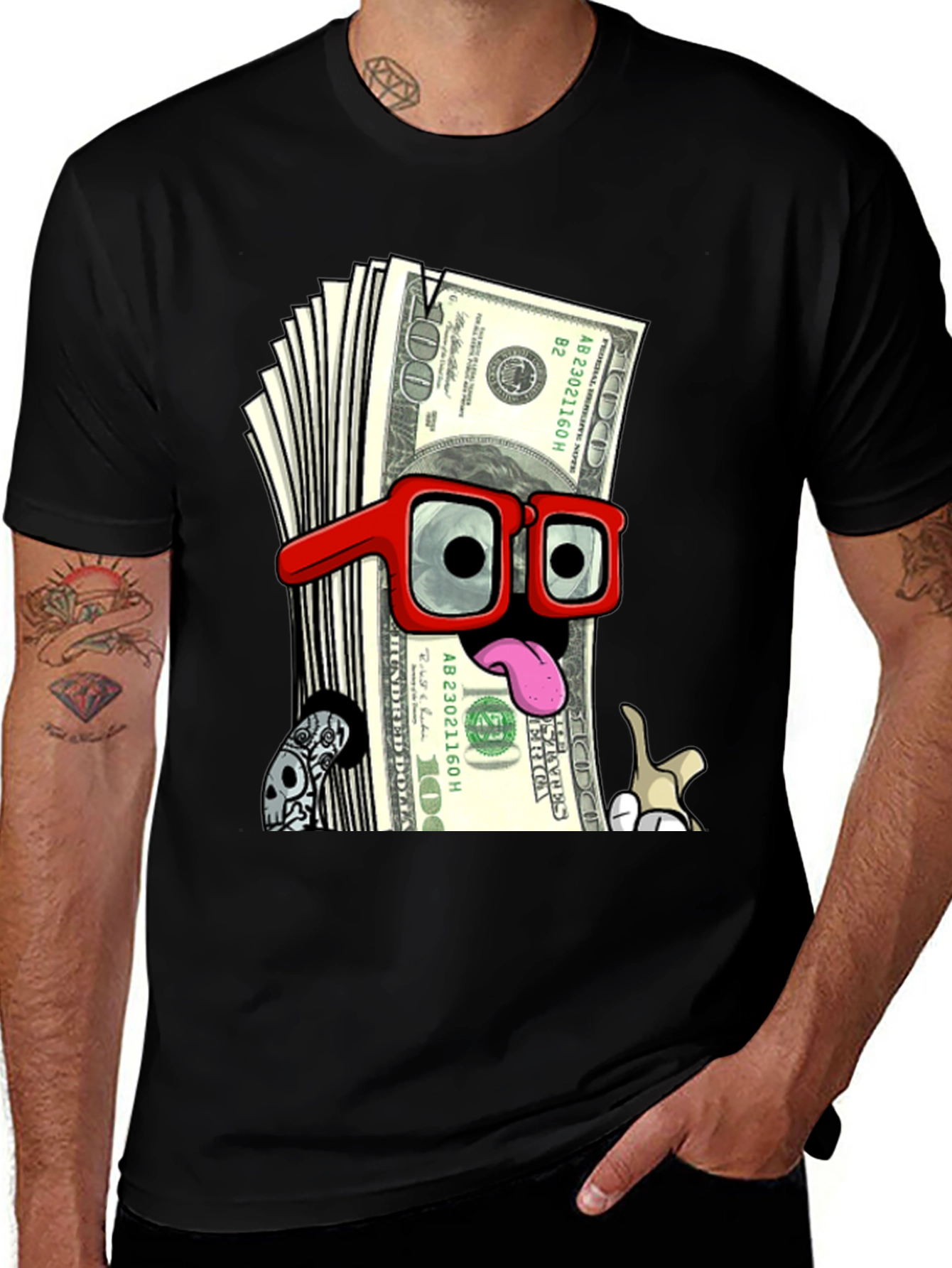 Variant 24 of Money Man Graphic Tee