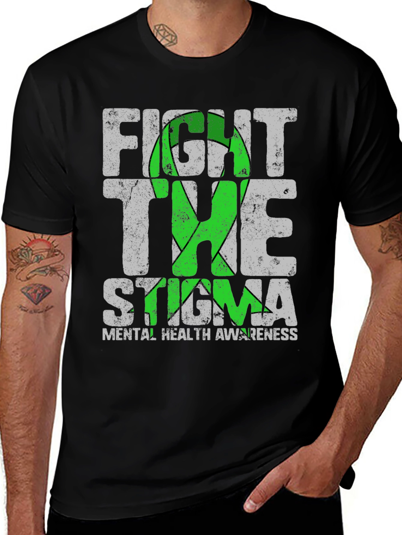 Fight The Stigma Mental Health Awareness T-Shirt