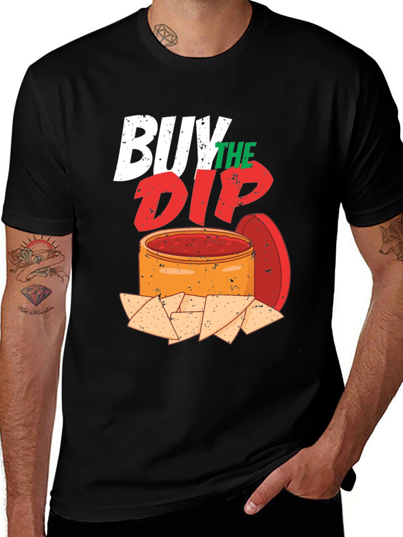 Variant 10 of Buy the Dip T-Shirt - Funny Stock Market Tee