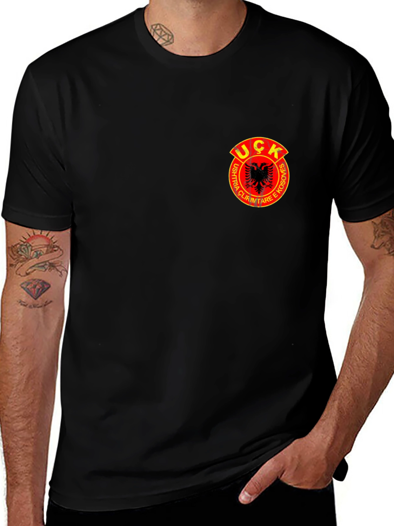 UCK Kosovo Albanian Eagle T-Shirt