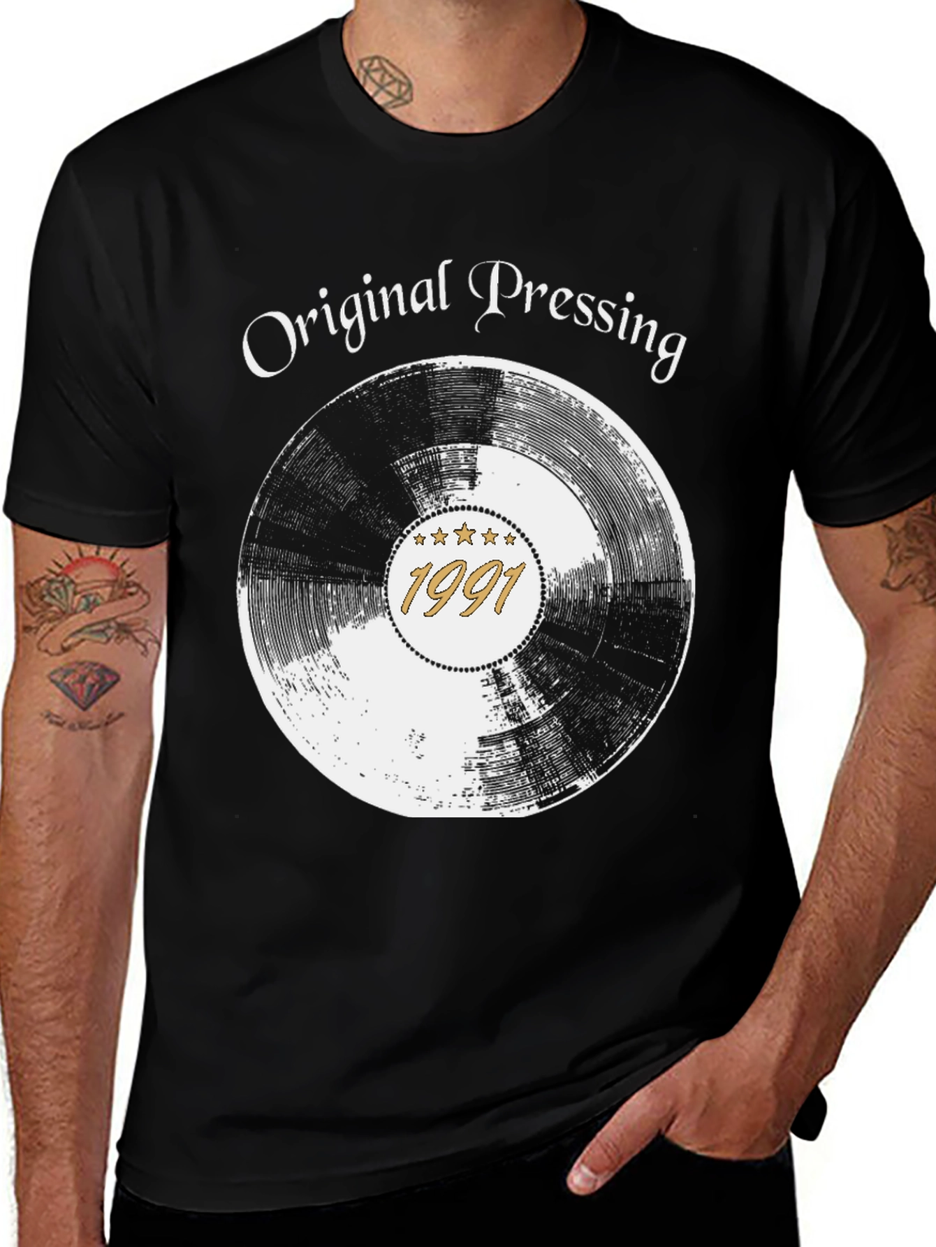 Variant 13 of Original Pressing 1991 Record Graphic T-Shirt
