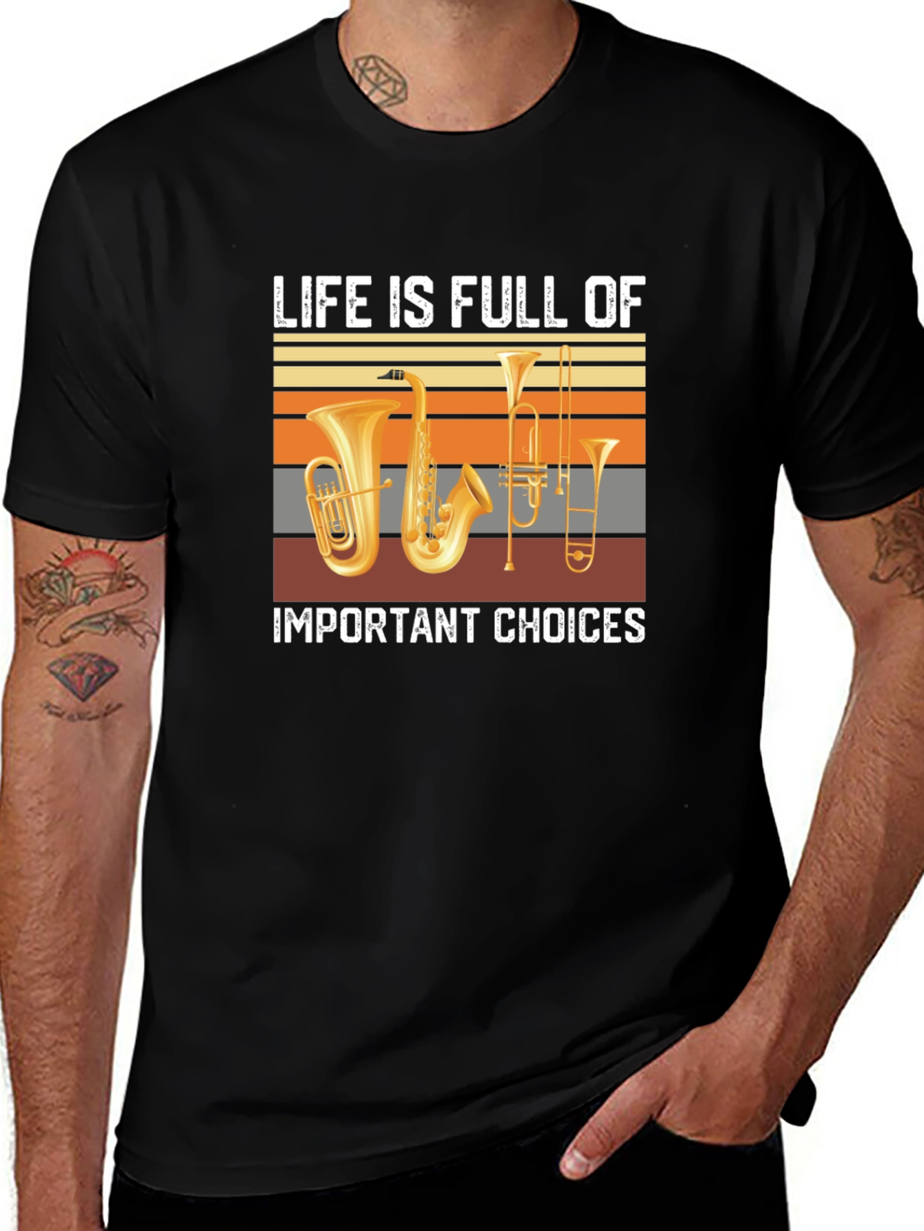 Variant 11 of Life Choices Music T-Shirt