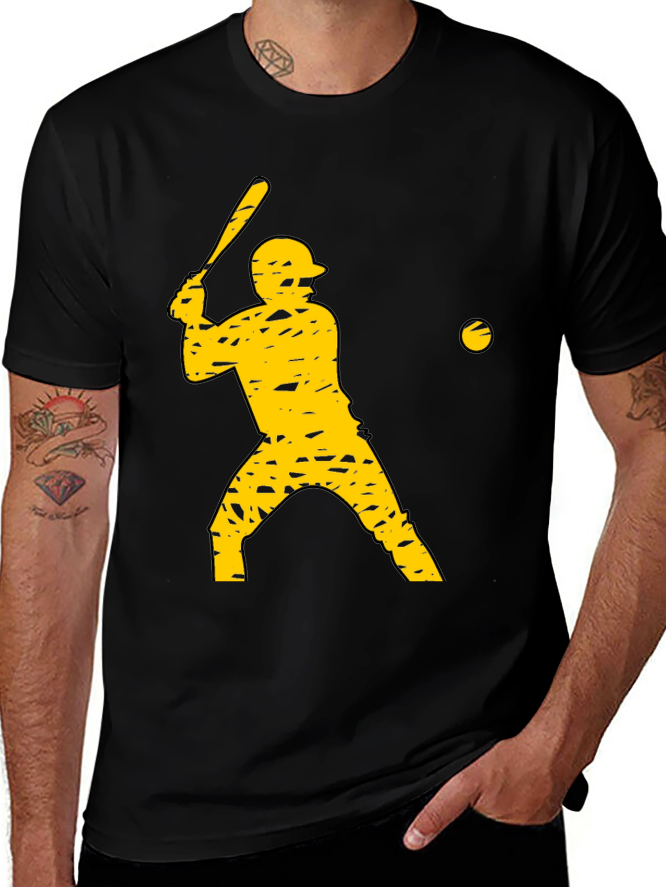 Variant 16 of Batter Up! Men's Graphic Tee