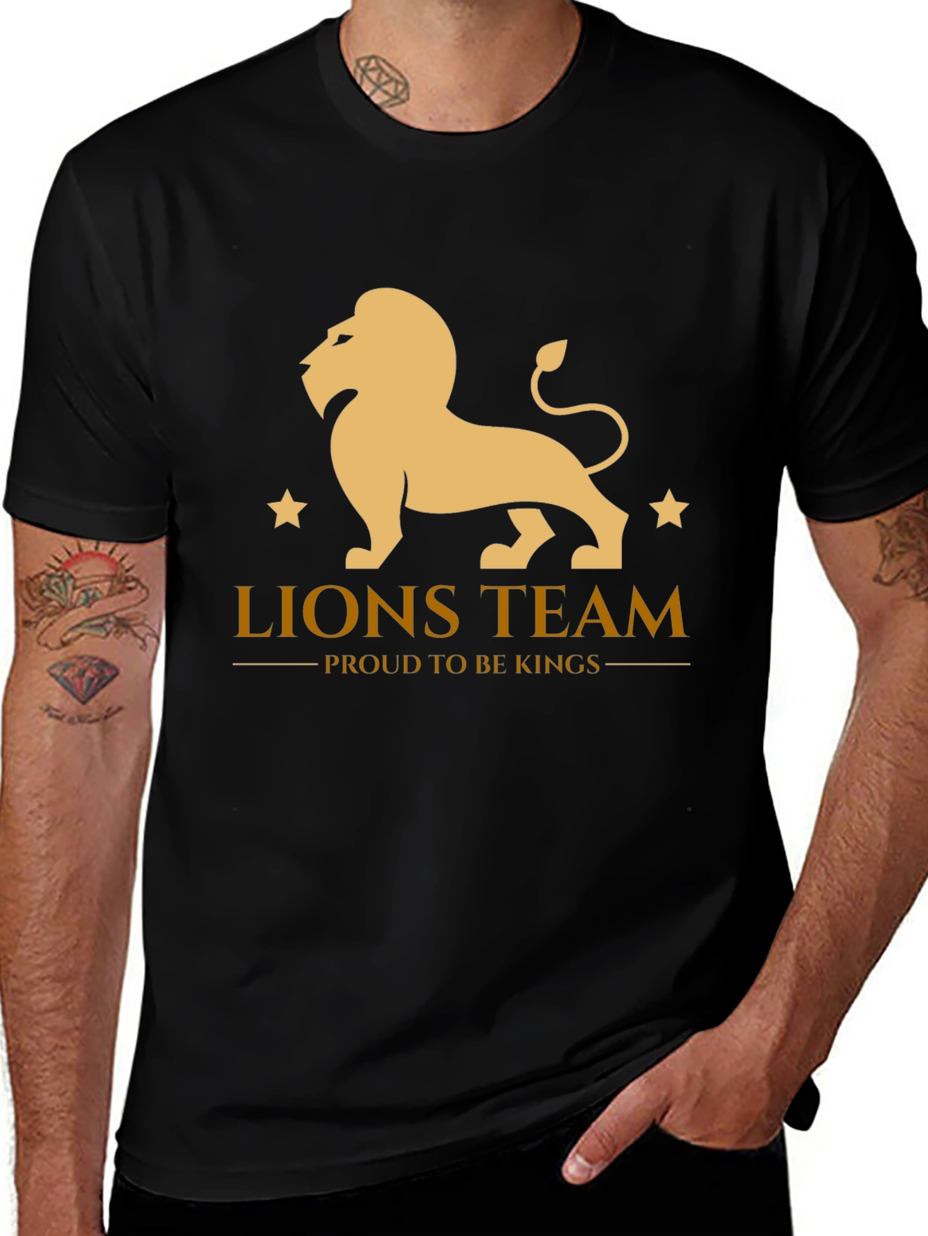 Variant 18 of Lions Team Graphic T-Shirt - Proud to Be Kings