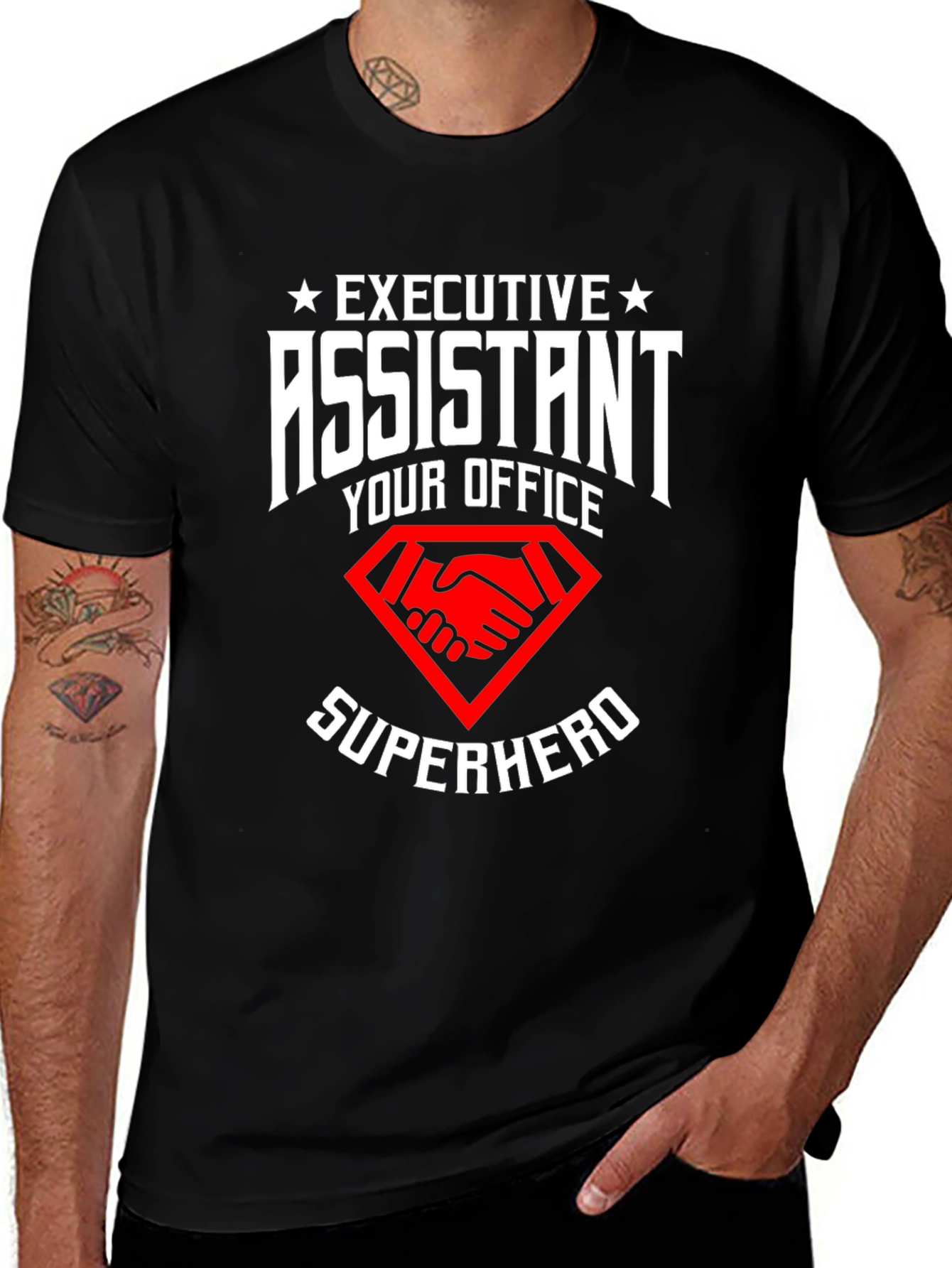 Variant 22 of Executive Assistant Superhero Graphic T-Shirt