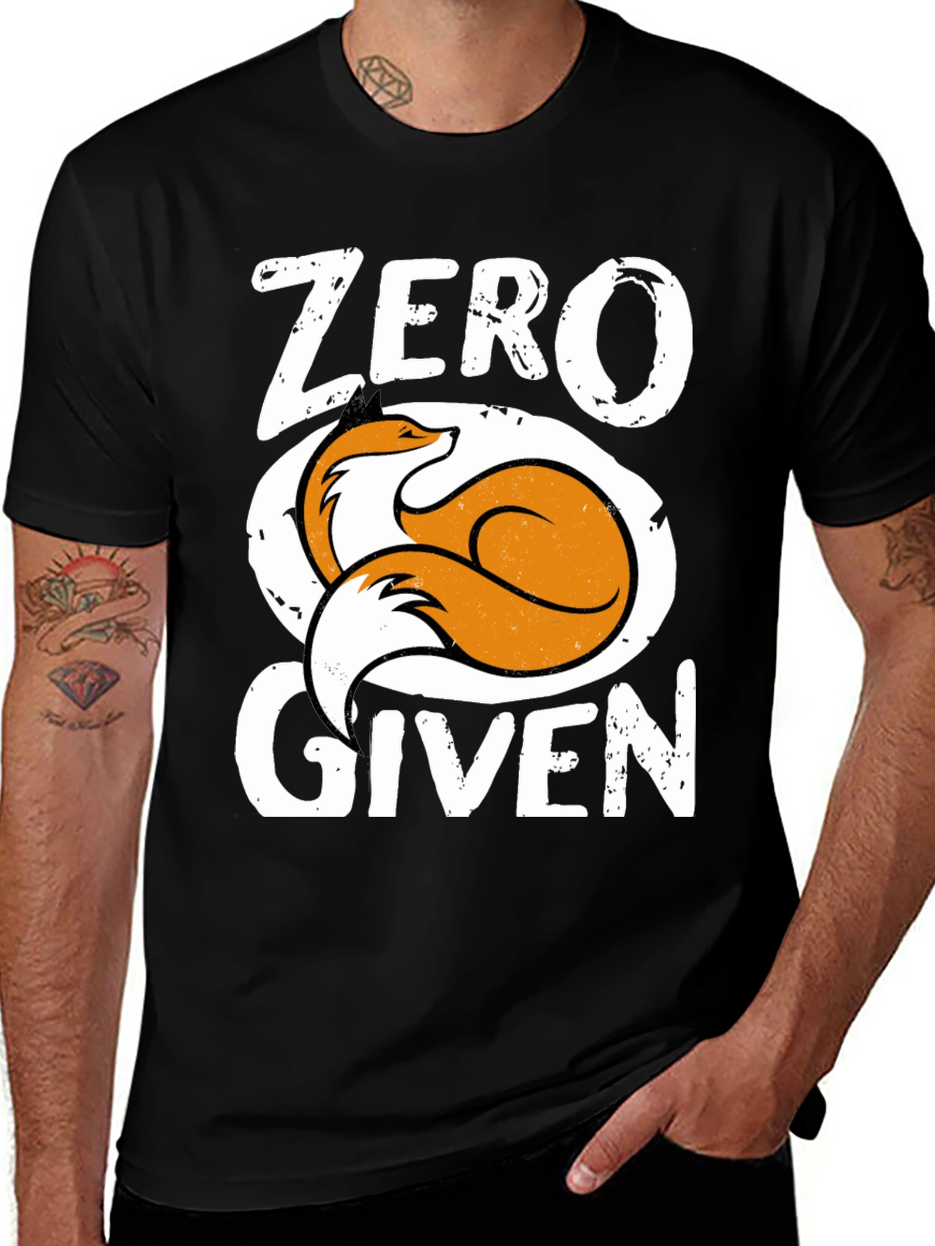 Variant 6 of Zero Fox Given Graphic T-Shirt - Mens Black Tee