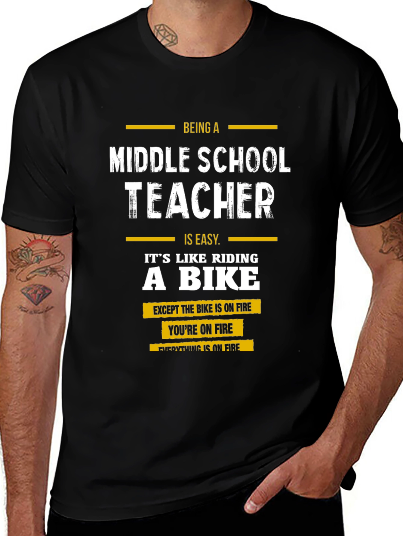 Variant 4 of Middle School Teacher Funny T-Shirt