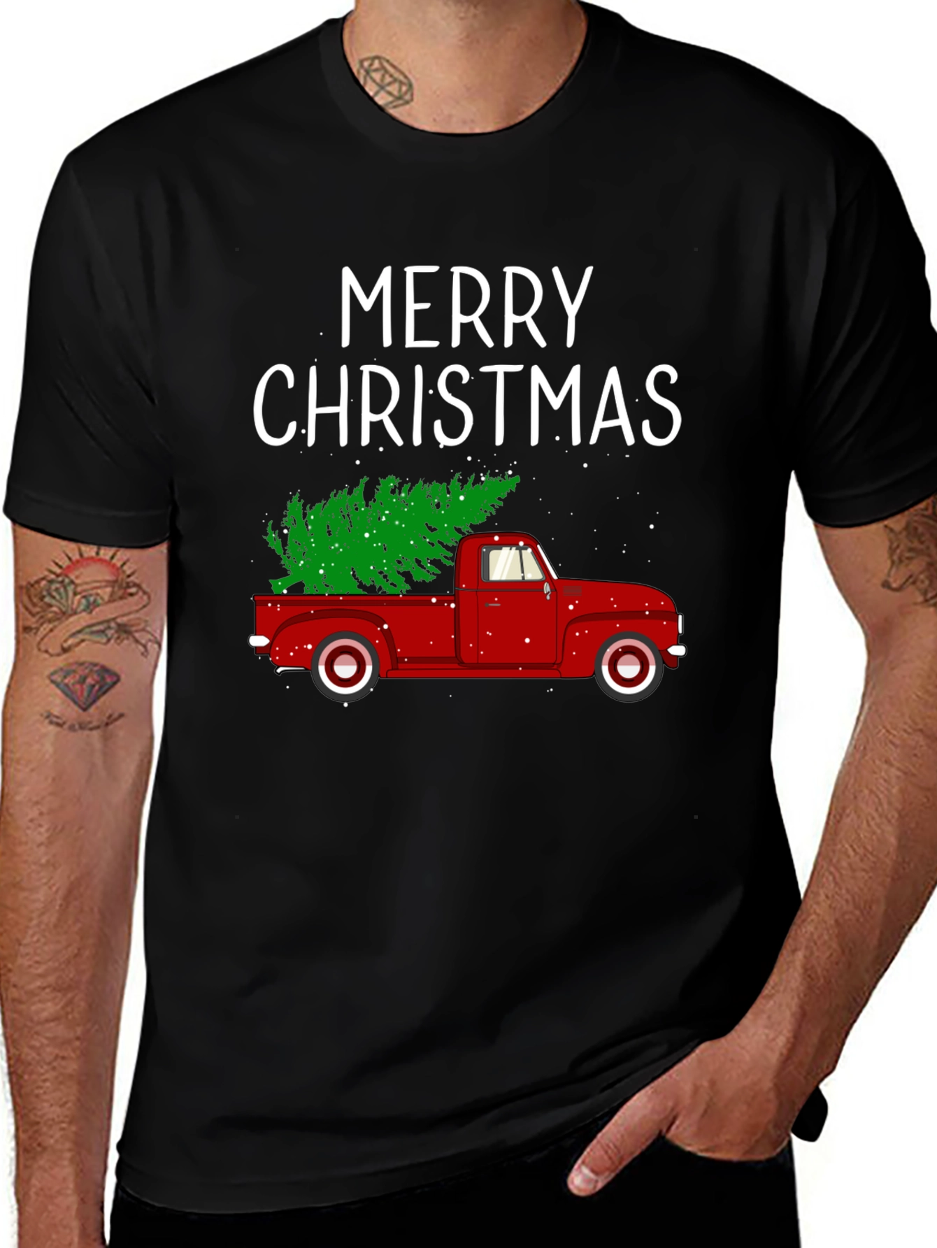 Merry Christmas Truck T-Shirt