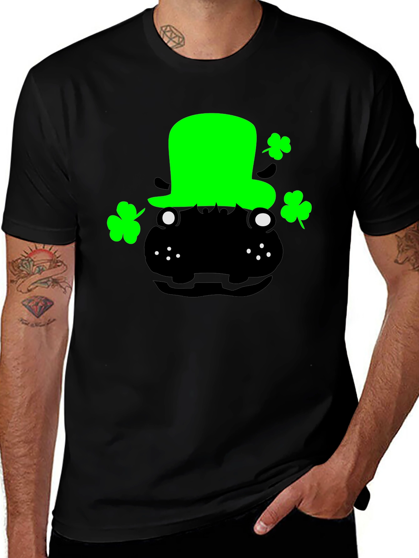 Lucky Hippo St. Patrick's Day T-Shirt