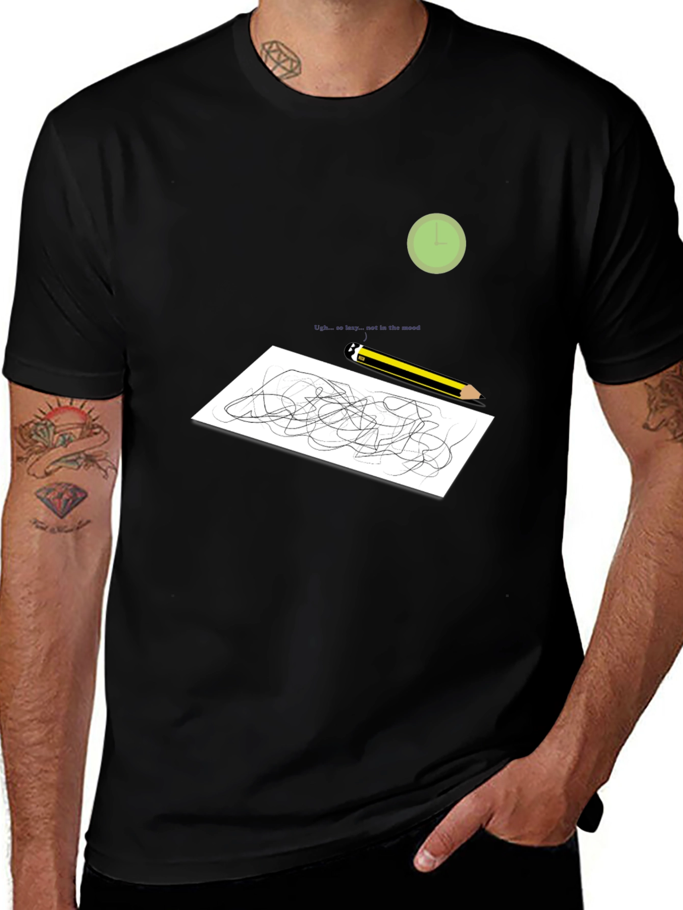 Variant 22 of Abstract Scribble T-Shirt