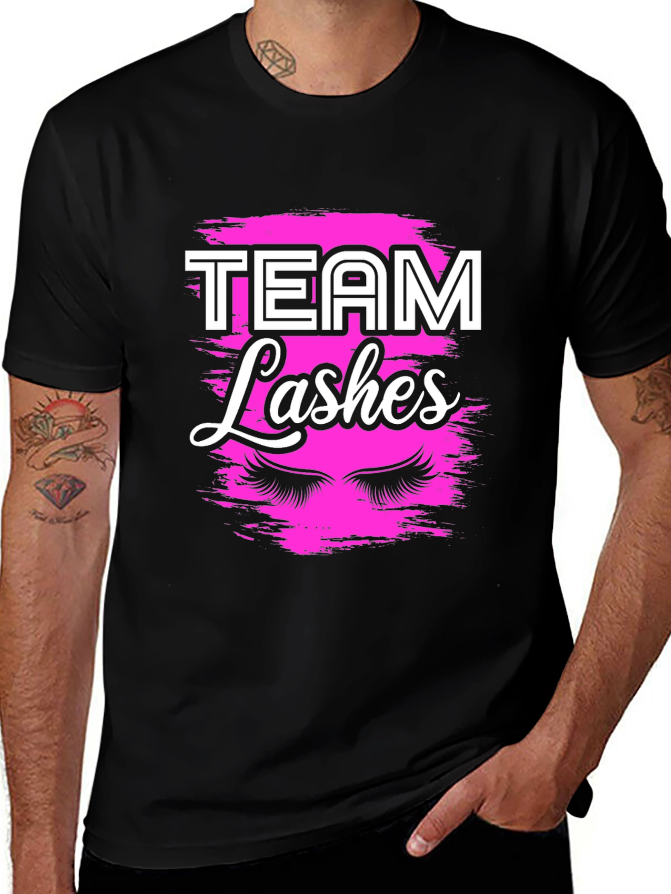Variant 15 of Team Lashes Graphic T-Shirt - Beauty Squad Tee