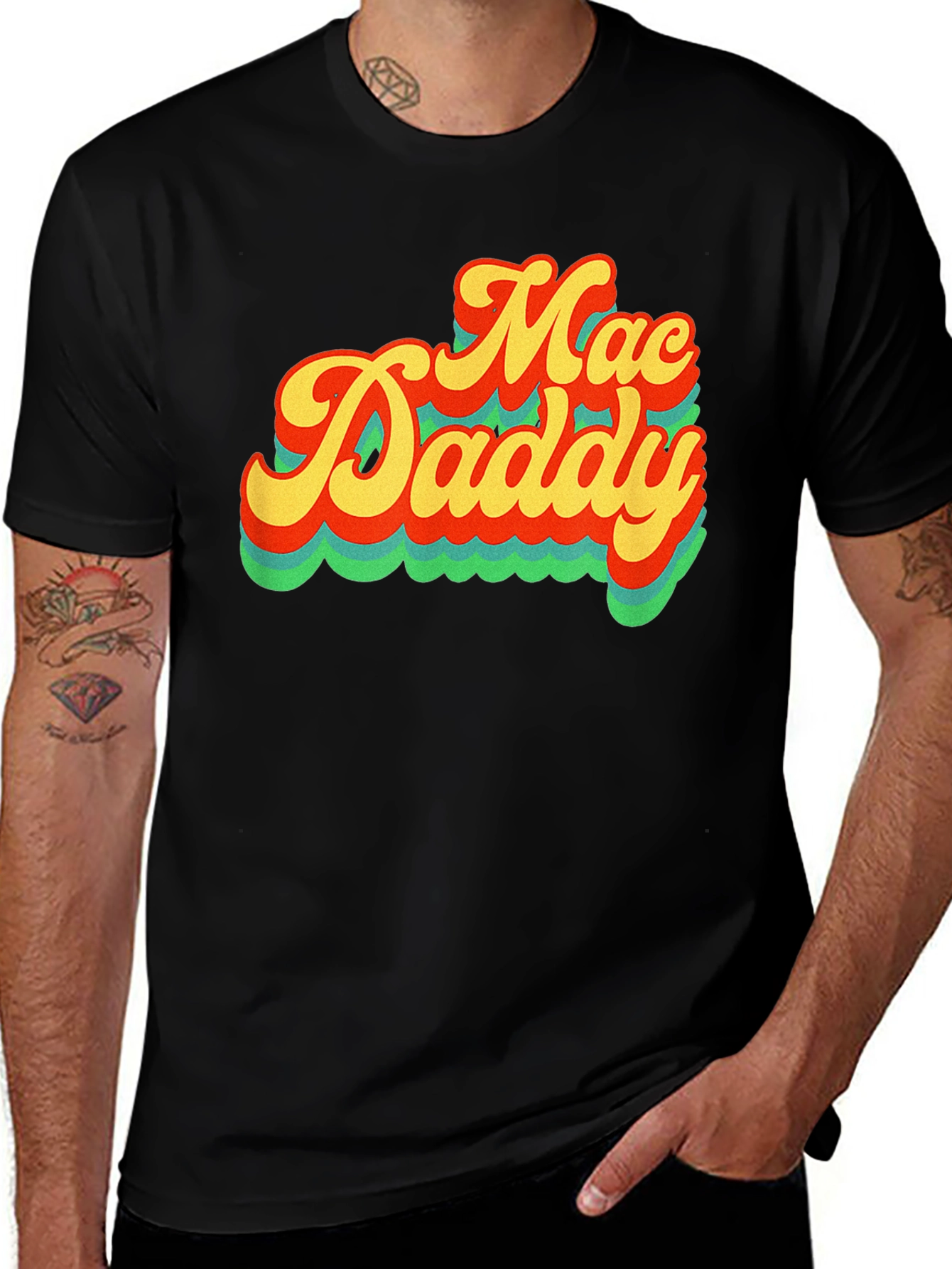 Variant 8 of Retro Mac Daddy T-Shirt - Vintage Style