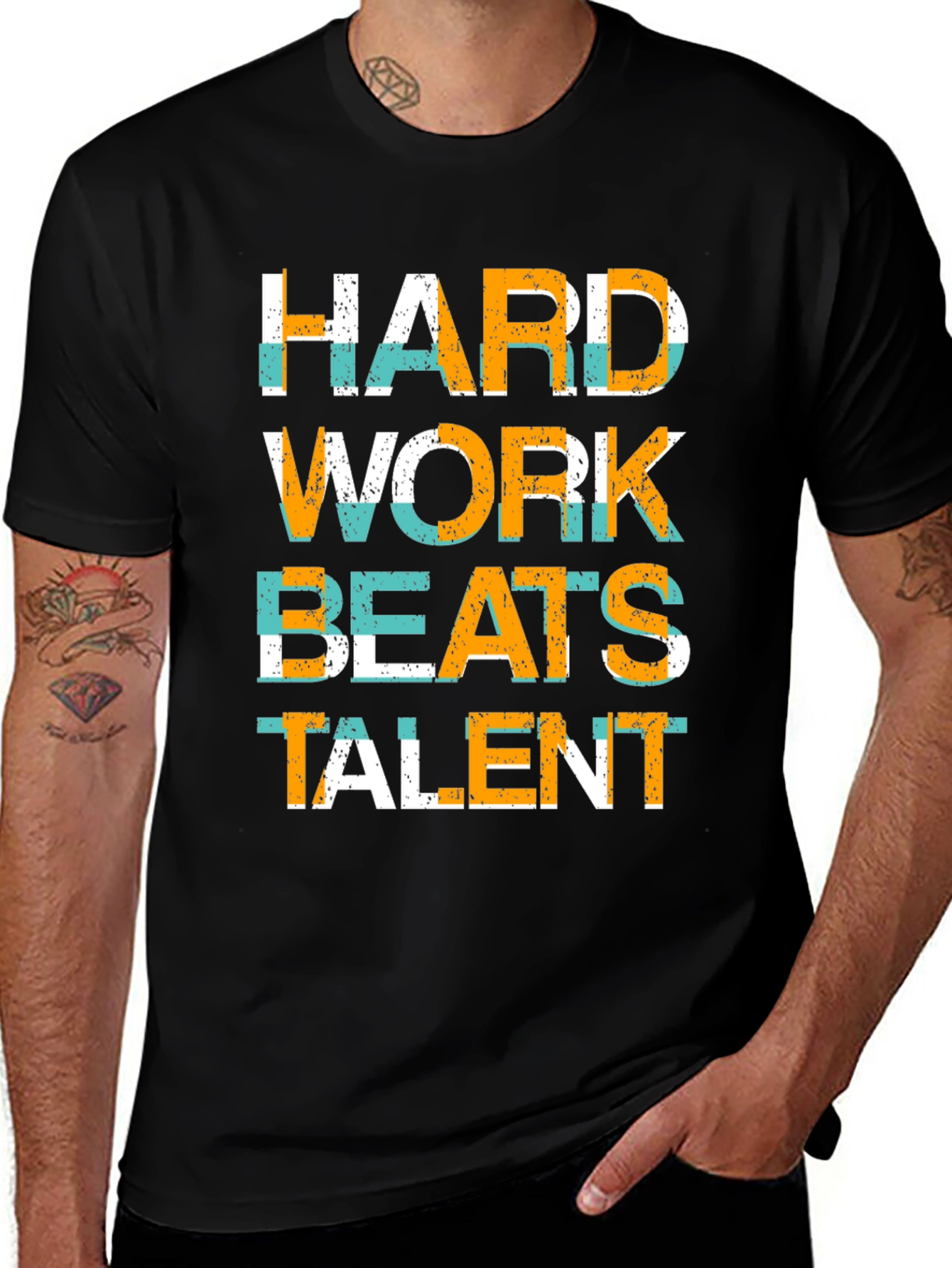 Variant 22 of Hard Work Beats Talent Graphic Tee