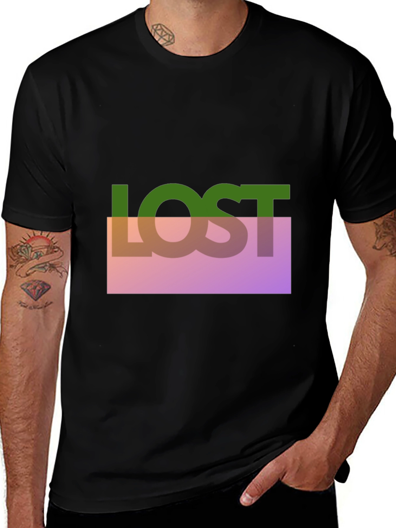 Variant 10 of Lost Gradient T-Shirt - Stylish & Comfortable