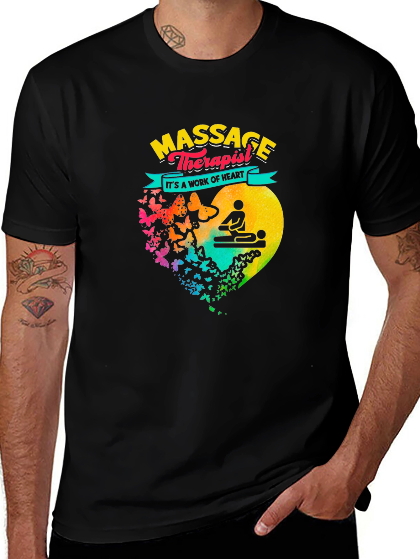 Variant 25 of Massage Therapist Heart T-Shirt