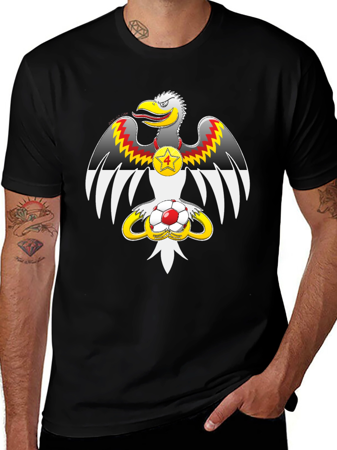 Variant 13 of Eagle Soccer Fan T-Shirt - Unique Graphic Tee